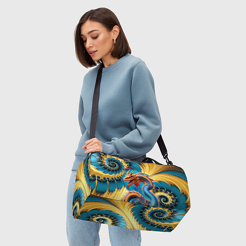 Спортивная сумка Japanese dragon - tattoo - irezumi - art / 3D-принт – фото 4