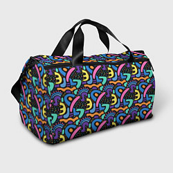 Спортивная сумка Multicolored texture pattern