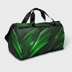 Спортивная сумка Зеленый и черные детали