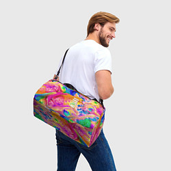 Сумки спортивные Abstract colorful composition - Milano, цвет: 3D-принт — фото 2