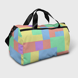 Спортивная сумка Разноцветные квадраты и прямоугольники