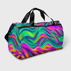 Спортивная сумка Градиентные цветные волны