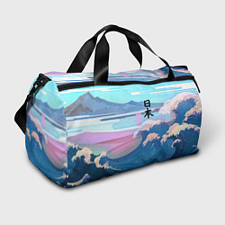 Спортивная сумка Japan - landscape - waves