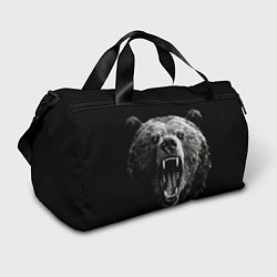 Спортивная сумка Агрессивный таежный медведь