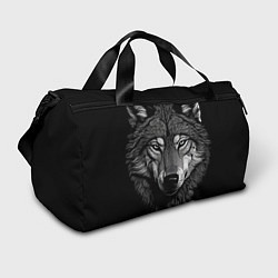 Спортивная сумка Спокойный уверенный волк