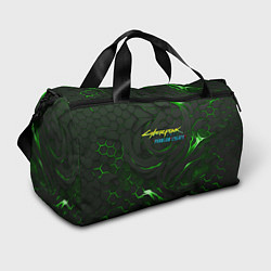 Спортивная сумка Cyberpunk 2077 phantom liberty green