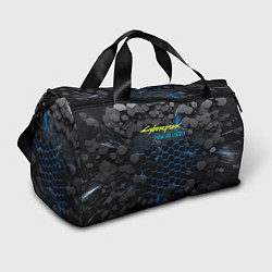 Спортивная сумка Cyberpunk 2077 phantom liberty blue