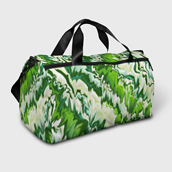 Спортивная сумка Зеленые штрихи