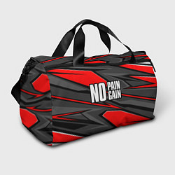 Спортивная сумка No pain no gain - красный