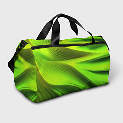 Сумки спортивные Светлый зеленый абстрактный фон, цвет: 3D-принт