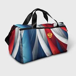Спортивная сумка Герб России абстракция