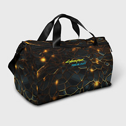 Спортивная сумка Cyberpunk 2077 phantom liberty gold abstract