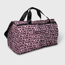 Сумки спортивные Blackpink - pink text, цвет: 3D-принт
