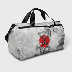 Спортивная сумка Dragon - white grunge