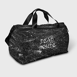 Спортивная сумка Dead Inside надпись и брызги