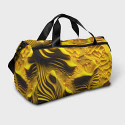 Спортивная сумка Желтая объемная текстура