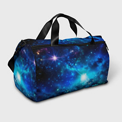 Спортивная сумка Звёздный космос чёрно-синий