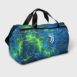 Спортивная сумка Juventus blue green neon