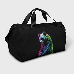 Спортивная сумка Панда в краске