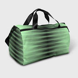 Спортивная сумка Зеленый полосатый градиент
