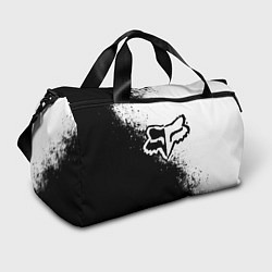 Спортивная сумка Fox motocross - черно-белые пятна