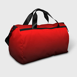 Спортивная сумка Градиент красно-чёрный