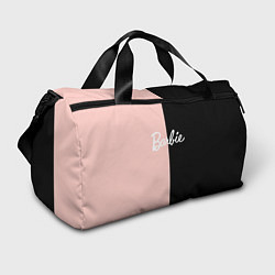 Спортивная сумка Барби - сплит нежно-персикового и черного