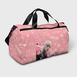 Спортивная сумка Lil Peep тату розовый