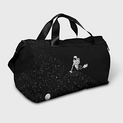 Спортивная сумка Космонавт пылесосит звезды
