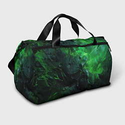 Спортивная сумка Зеленая объемная текстура