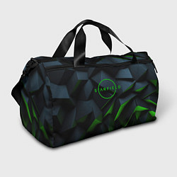 Спортивная сумка Starfield black green logo