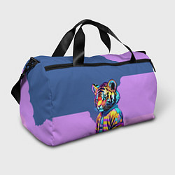 Спортивная сумка Cool tiger cub - pop art