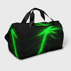 Спортивная сумка Зеленый разряд молнии