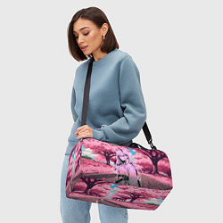 Сумки спортивные Пауэр - Человек бензопила, цвет: 3D-принт — фото 2