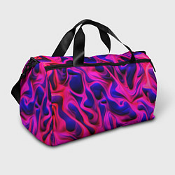 Спортивная сумка Pink blue abstract