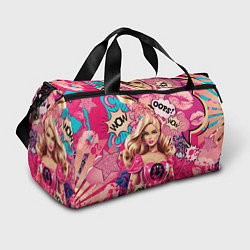 Спортивная сумка Барби в стиле поп арт