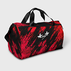 Спортивная сумка Алиса рок группа краски штрихи