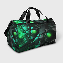Спортивная сумка Зеленые абстрактные объекты