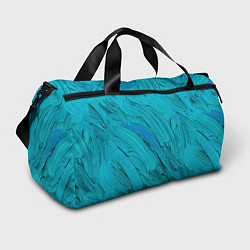 Спортивная сумка Голубая масляная краска