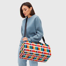 Сумки спортивные Яркие цветные карандаши, цвет: 3D-принт — фото 2