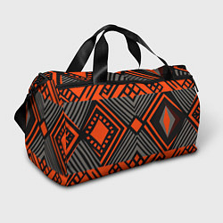 Спортивная сумка Узор в этническом стиле племени масаев