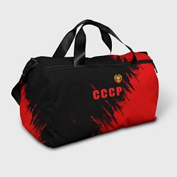 Сумки спортивные СССР герб брызги красок, цвет: 3D-принт