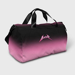 Спортивная сумка Барби - стиль металлики: градиент