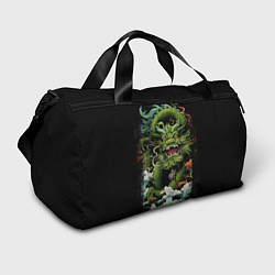 Спортивная сумка Зеленый дракон символ года