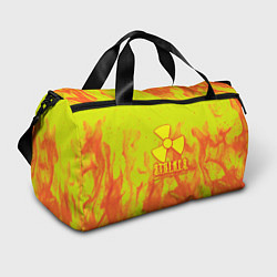 Спортивная сумка Stalker yellow flame