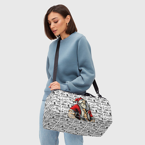 Спортивная сумка Гангстер Санта-Клаус / 3D-принт – фото 4