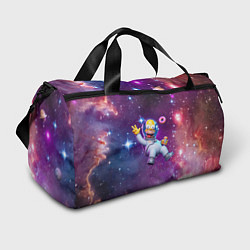 Спортивная сумка Homer Simpson in space - ai art