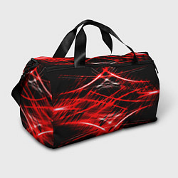 Спортивная сумка Красный лазер линии
