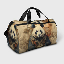 Спортивная сумка Панда арт-портрет