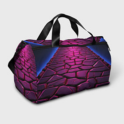 Спортивная сумка Фиолетовая абстрактная плитка